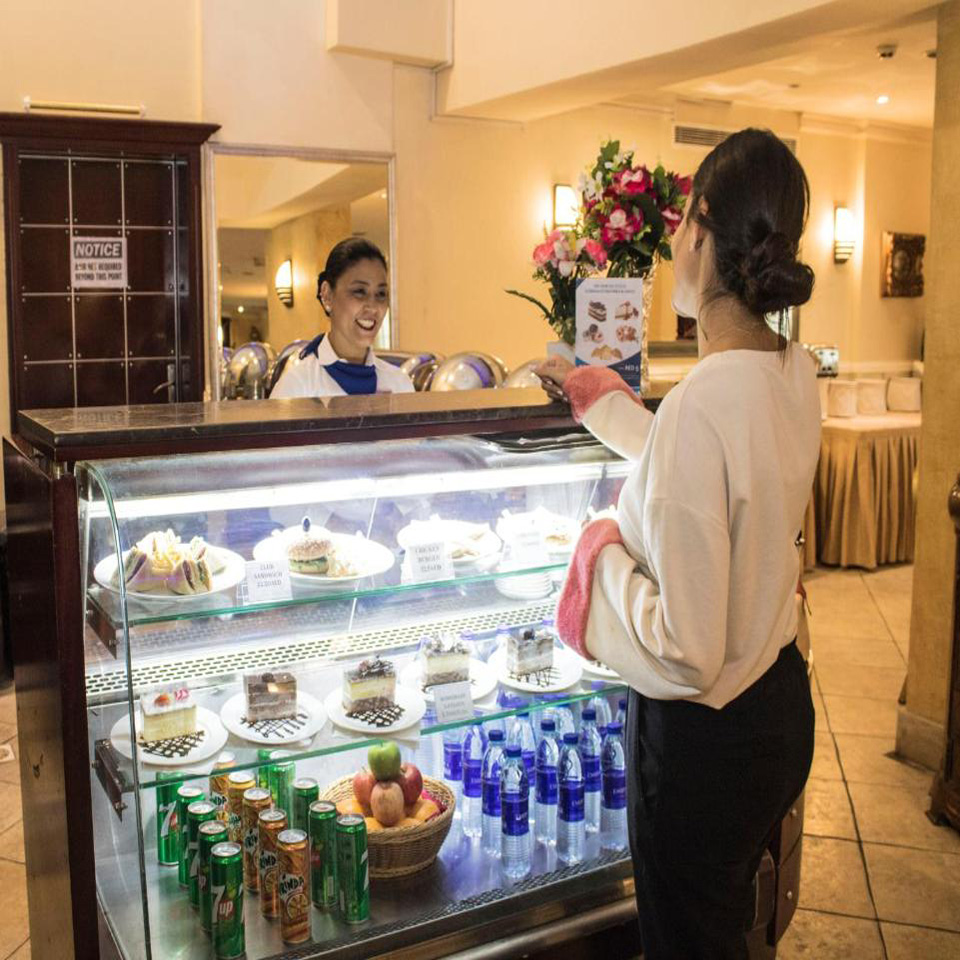The service counter at Talida Restaurant